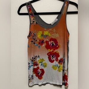 Zara Multicolored floral tank size M